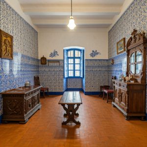 Azul tiles and nice local wood work decorations